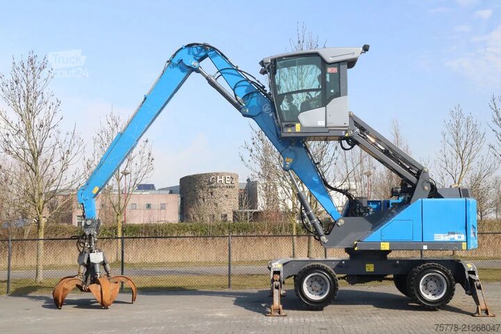 Excavadora de ruedas Fuchs MHL 320 | PEEL GRAB | UMSCHLAG | GOOD TIRES