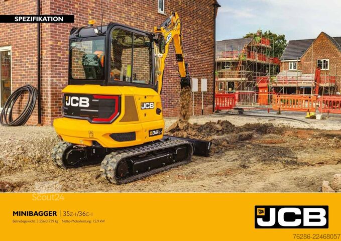 Minikaivinkone JCB 36C-1
