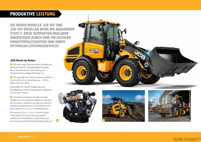 Pyöräkuormaaja JCB 409