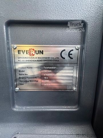 Radlader Everun ER 1500 Teleskoplader NEU Minilader
