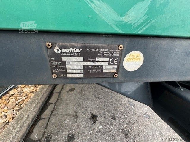 Dreiseitenkipper Anhänger Oehler EDK 60 S Dreiseitenkipper Anhänger 6t