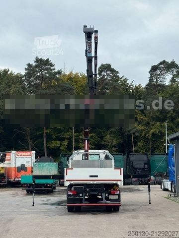 Grue montée sur camion MAN TGM TG3 18.320 4x4 HMF Ladekran Pritsche