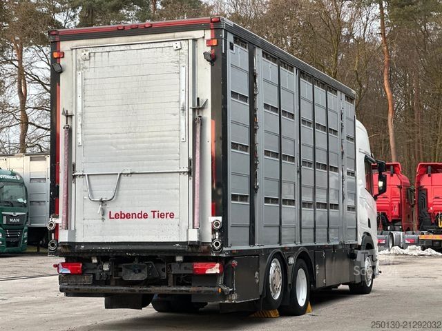 Viehtransporter LKW SCANIA R500 6x2/4 LL 4.Stock Menke Tränke Hubdach