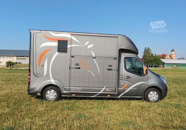 Trasportatore di bestiame Renault Pferdetransporter Roelofsen 30.800KM