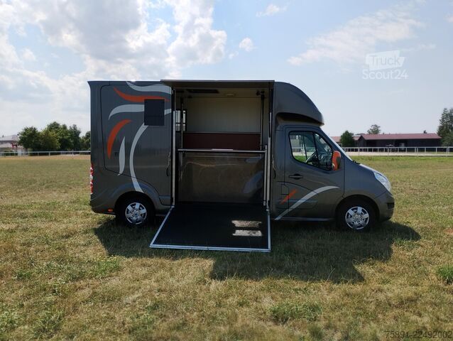 Trasportatore di bestiame Renault Pferdetransporter Roelofsen 30.800KM