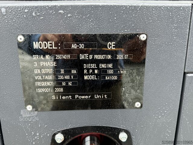 Generator Silent Power Unit AG-30