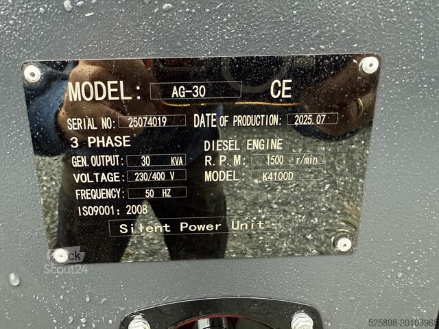 Generator Silent Power Unit AG-30