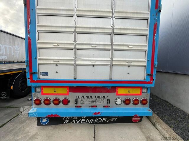 Transporte de ganado DAF XF 440 FAN Euro 6 inclusief Cuppens trailer