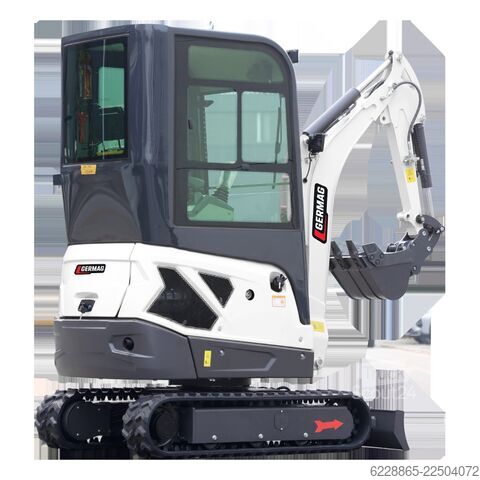 GERMAG BX 1,8 t minibager s motorom Kubota D902 GERMAG 1,8t BX18c mit Kubota 902 Motor BX18c