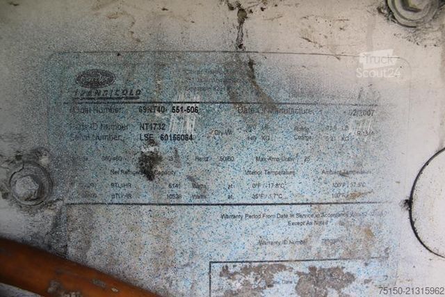 Remorcă cu caroserie interschimbabilă  10 Fuß Tiefkühlcontainer Carrier - Nr.: 286