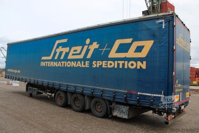 Semiremorcă deschisă cu prelată KÖGEL SN 24 - Tautliner MEGA - SAF - Nr.: 370