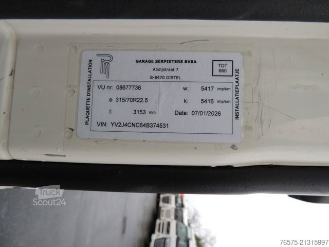 Āķa konteineru automašīna VOLVO FM9 300 6x2 Abrollkipper + kran