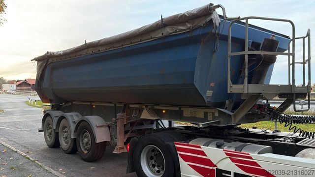 Semi-remorque benne SCHWARZMÜLLER D21K0 RÜCKWÄRTSMULDEN AUFLIEGER LUFT LIFT ABS