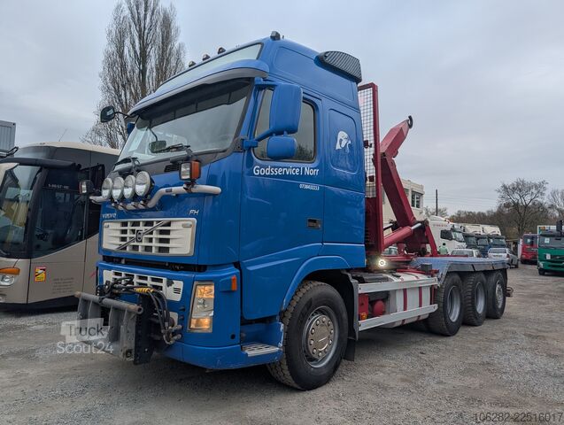 Camião porta-contentores de gancho Volvo FH520 -37 8X4 JOAB Lift+Lenkachse Blatt/