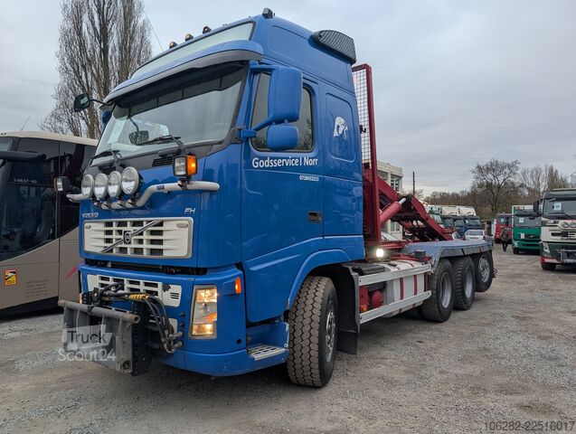 Camião porta-contentores de gancho Volvo FH520 -37 8X4 JOAB Lift+Lenkachse Blatt/