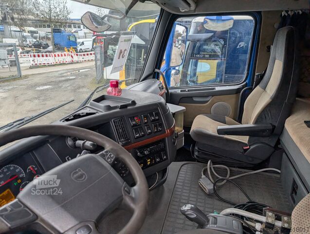 Camião porta-contentores de gancho Volvo FH520 -37 8X4 JOAB Lift+Lenkachse Blatt/