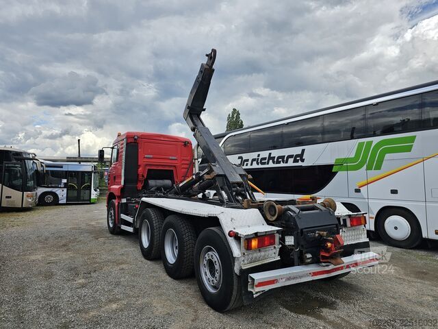 TGA 35.463 FDLC 8x4 listno/zračno vzmetenje, krmiljena os MAN TGA 35.463 FDLC 8x4 Blatt/Luft Lenkachse
