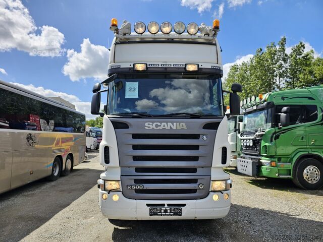 R500LB6X2 HHZ V8 lapu/ lapu ROBSON 6x4 3 pedāļi SCANIA R500LB6X2 HHZ V8 Blatt/Blatt