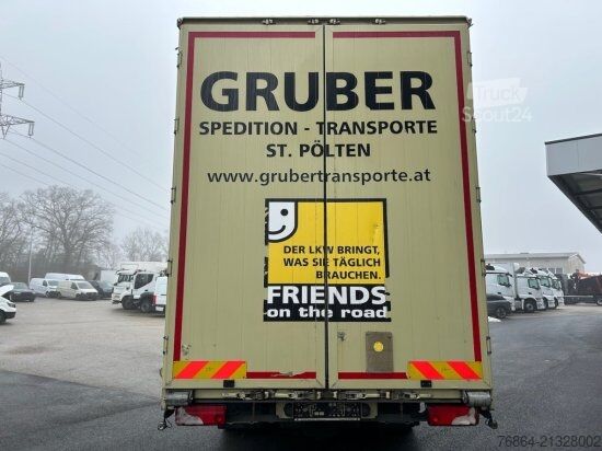 شاحنة بمسطحة ومشمع SCANIA P 250 4X2, EDSCHA-VERDECK, VOLL-LUFT, E6, JUMBO