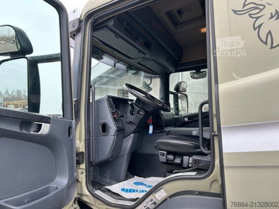 شاحنة بمسطحة ومشمع SCANIA P 250 4X2, EDSCHA-VERDECK, VOLL-LUFT, E6, JUMBO