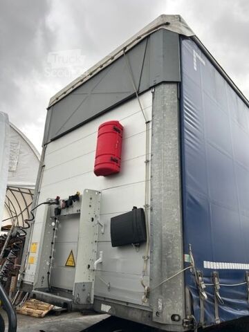 مقطورة نصفية مفتوحة مع قماش مشمع SCHMITZ SCB S3T, VARIOS, LIFTACHSE,  EDSCHA-VERDECK