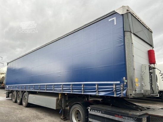 مقطورة نصفية مفتوحة مع قماش مشمع SCHMITZ SCB S3T, VARIOS, LIFTACHSE,  EDSCHA-VERDECK