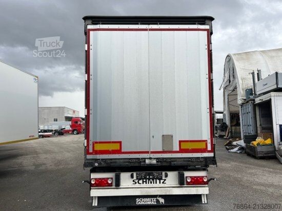 مقطورة نصفية مفتوحة مع قماش مشمع SCHMITZ SCB S3T, VARIOS, LIFTACHSE,  EDSCHA-VERDECK