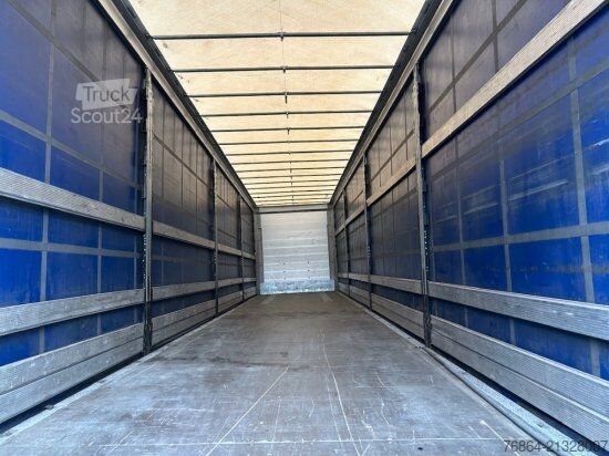 مقطورة نصفية مفتوحة مع قماش مشمع SCHMITZ SCB S3T, VARIOS, LIFTACHSE,  EDSCHA-VERDECK