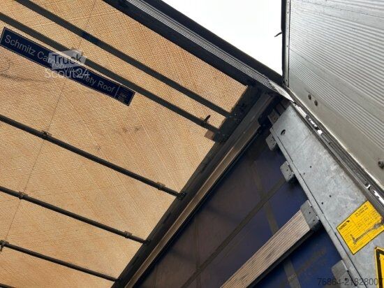 مقطورة نصفية مفتوحة مع قماش مشمع SCHMITZ SCB S3T, VARIOS, LIFTACHSE,  EDSCHA-VERDECK