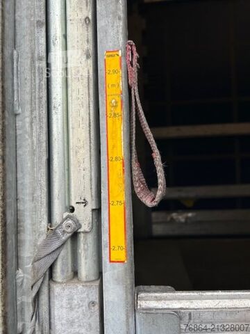 مقطورة نصفية مفتوحة مع قماش مشمع SCHMITZ SCB S3T, VARIOS, LIFTACHSE,  EDSCHA-VERDECK