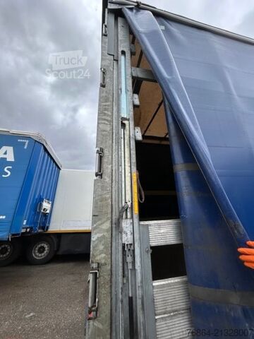 مقطورة نصفية مفتوحة مع قماش مشمع SCHMITZ SCB S3T, VARIOS, LIFTACHSE,  EDSCHA-VERDECK