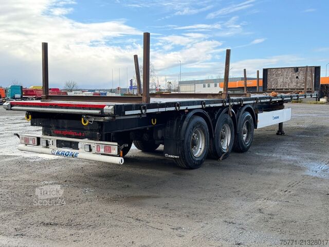 Płaska skrzynia Krone SD NACZEPA