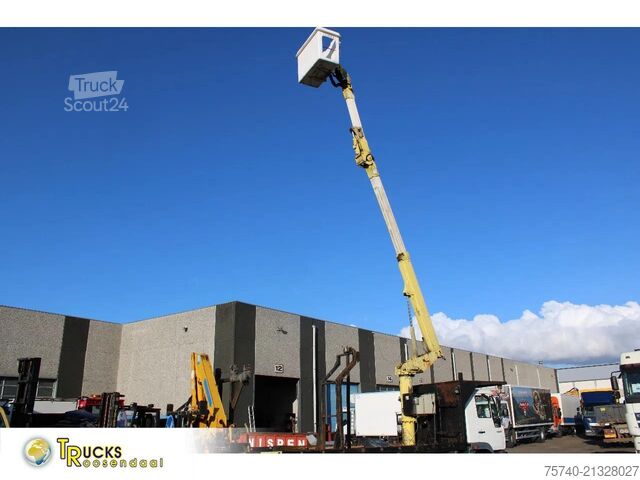 Plataforma elevatória MAN 14.224 + EURO 2 + PTO + CRANE