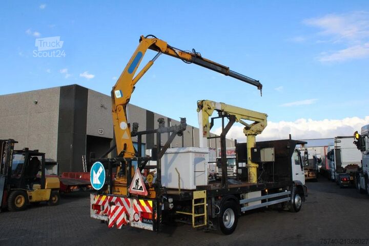 Plataforma elevatória MAN 14.224 + EURO 2 + PTO + CRANE
