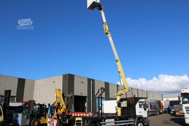 Plataforma elevatória MAN 14.224 + EURO 2 + PTO + CRANE