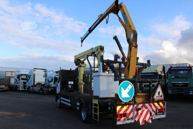 Piattaforma di sollevamento MAN 14.224 + EURO 2 + PTO + CRANE