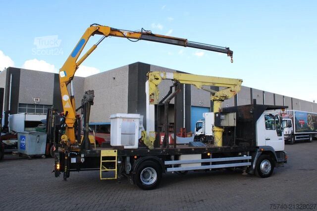 Piattaforma di sollevamento MAN 14.224 + EURO 2 + PTO + CRANE
