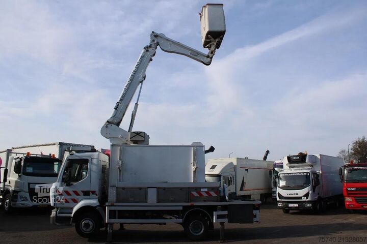 Élévateur à nacelle Renault Midlum 220 + manual + 16 meter