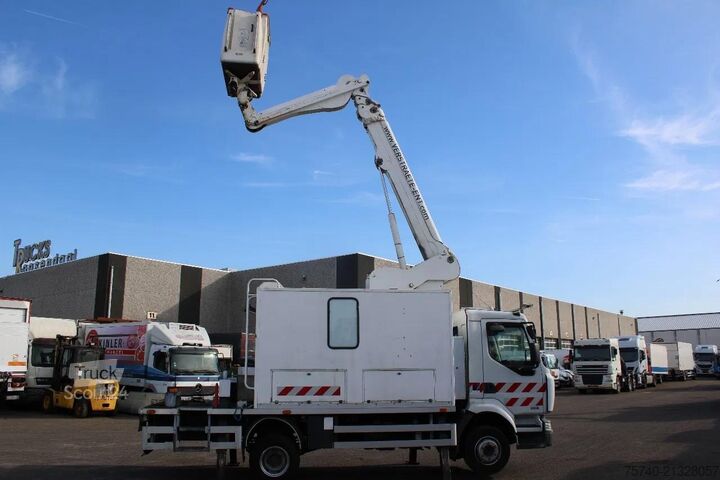 Élévateur à nacelle Renault Midlum 220 + manual + 16 meter