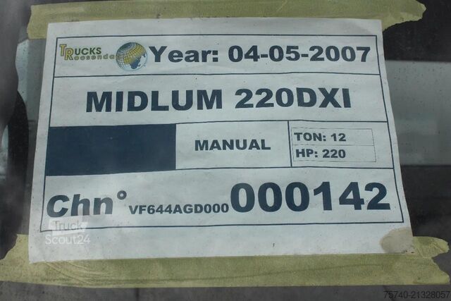 Подемна платформа Renault Midlum 220 + manual + 16 meter