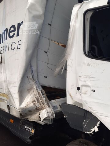 Furgon cu prelată laterală MERCEDES-BENZ Atego 818L Euro6 Edscha LBW AHK 3Sitze