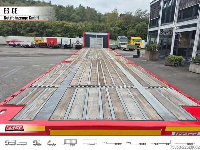 Werkplatform oplegger ES-GE 3-Achs Sattelanhänger - Rungen + CV