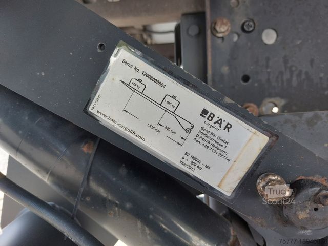 Camion bâché MERCEDES-BENZ 816 Atego PL-SP- Blatt / Luft - MP3- LBW BÄR