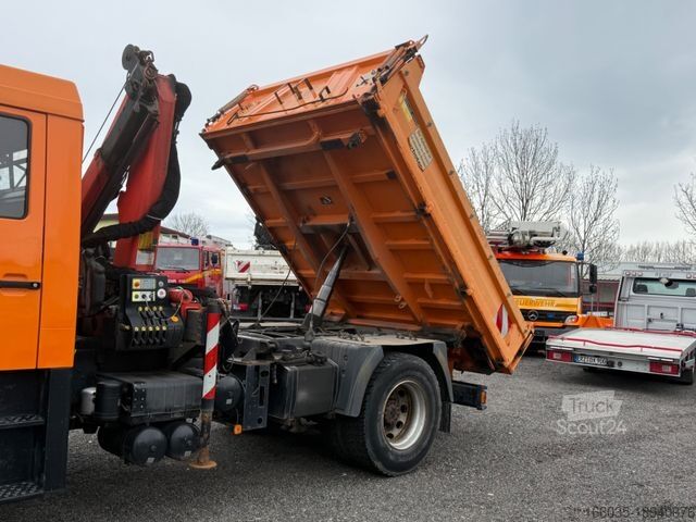 Kiepwagen MAN LE18.280 Doka/7Sitze/Automatik/Kipper/Kran/Winde