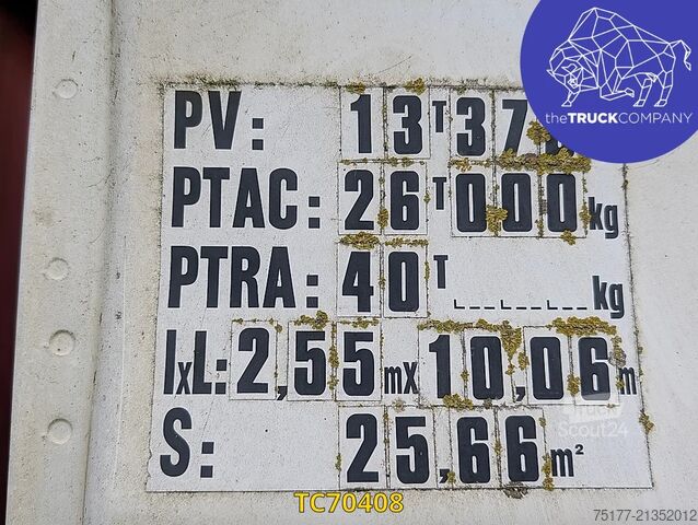 Atrelado da plataforma MAN TGS 400