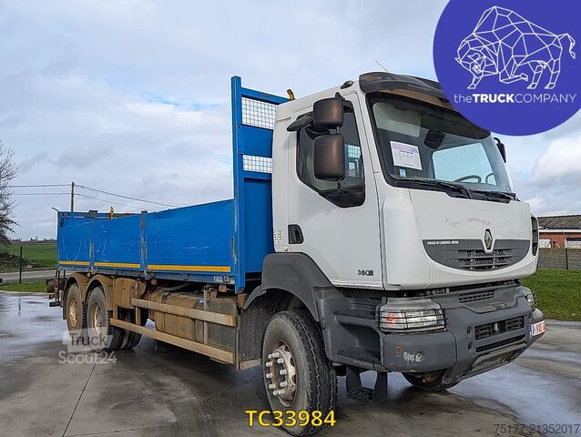 Platform trailer Renault Kerax 380