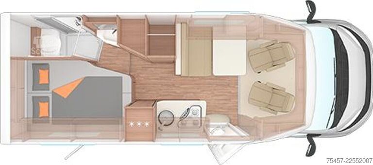 Halvintegreret autocamper WEINSBERG CaraCompact EDITION PEPPER 600 MF