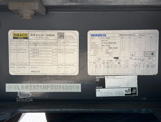 Jäähdytysrekka DAF XG 480 EURO 6E FAR 50 CC COMBI FLOWER WIDE CARRI