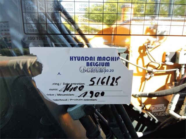 Excavatrice à chaînes HYUNDAI HX160