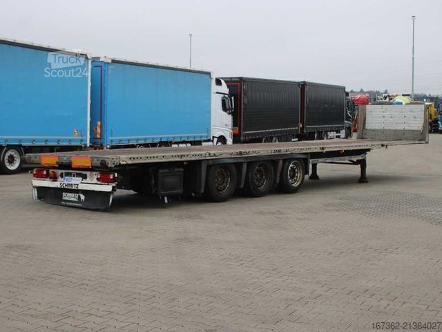 Otevřený návěs SCHMITZ CARGOBULL CARGOBULL SCB *S3T, LIFTING AXLE, LOWDECK